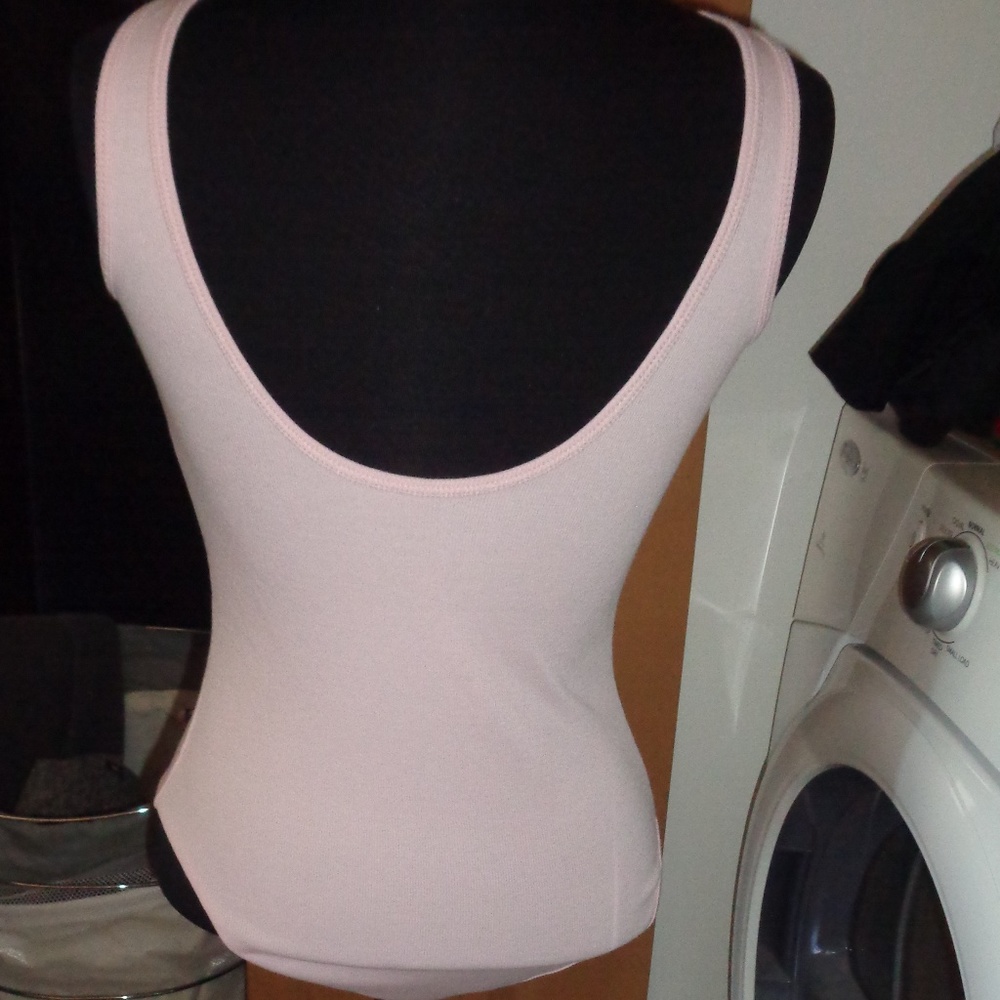 Weekend Soul Pink Ribbed Bodysuit M/L - Picture 6 of 6